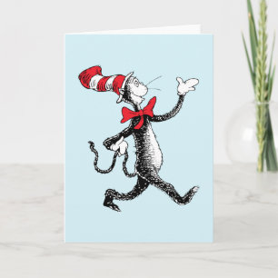 Cartão Dr. Seuss   O Gato no Chapéu Passarela