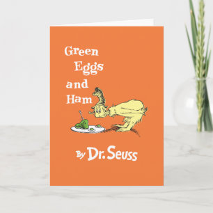 Cartão Dr. Seuss   Ovos Verdes e Presunto