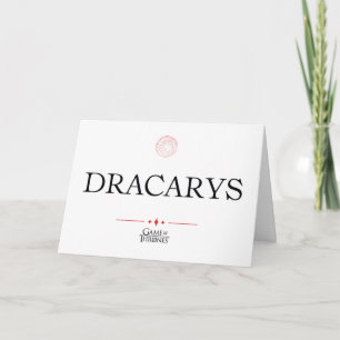 Cartão Dracarys