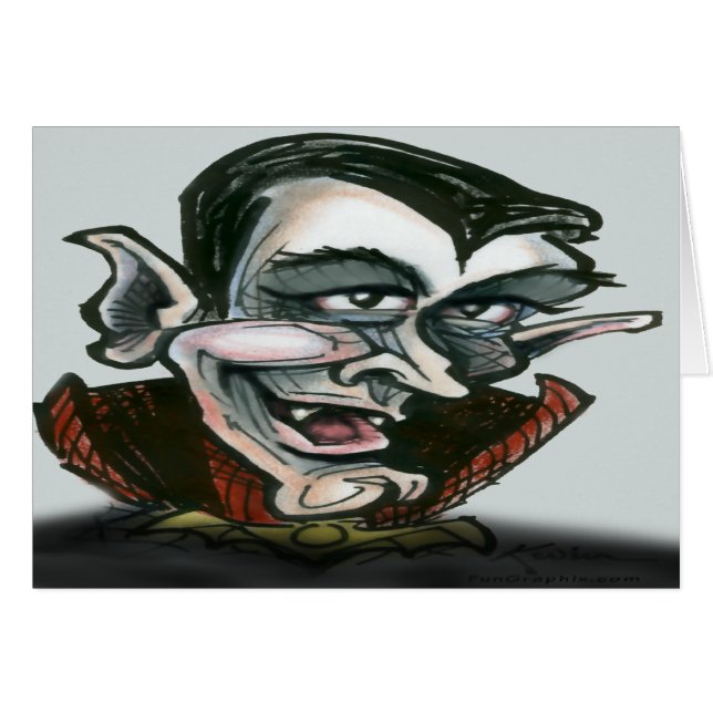 Cartão Drácula (Frente Horizontal)