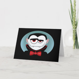 Cartão Dracula Halloween