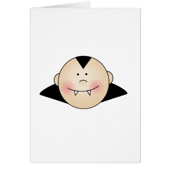 Cartão Drácula Personalizável (Frente)