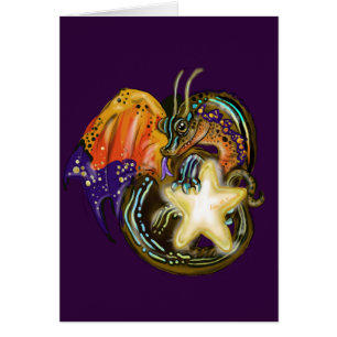 Cartão Dragão brilhante