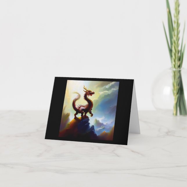 Cartão Dragão chinês (3) (Frente)