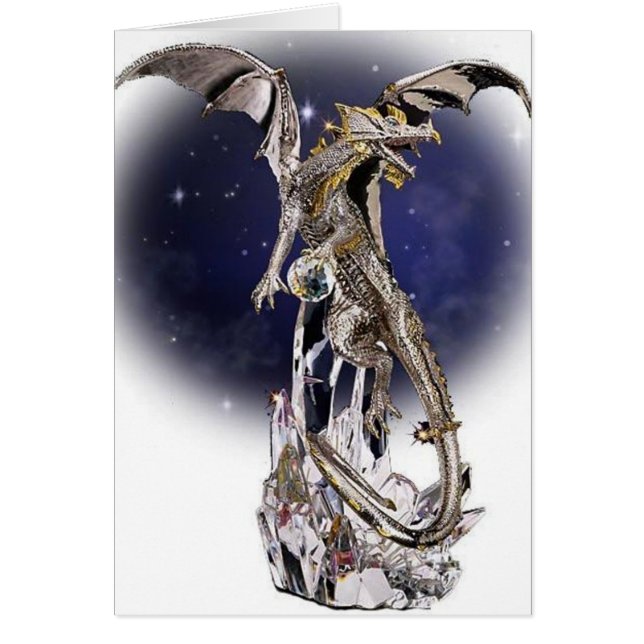 Cartão dragão de prata (Frente)