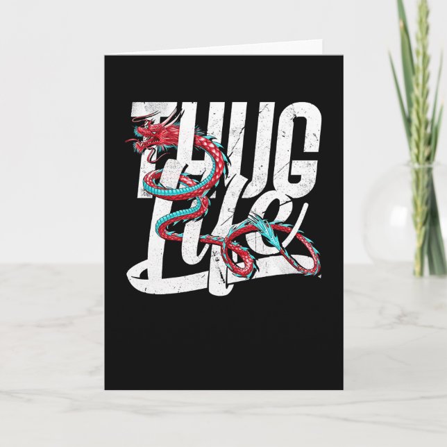 Cartão Dragão de vida (Frente)