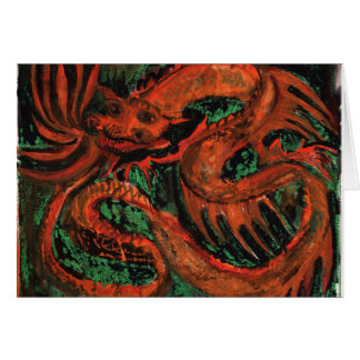 Cartão Dragão do fogo