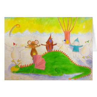 Cartão dragão do sono