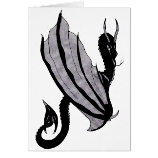 Cartão Dragão escuro