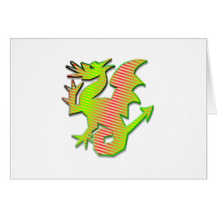 Cartão Dragão Estilizado