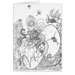 Cartão Dragão Hatchling