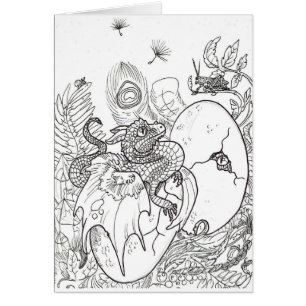 Cartão Dragão Hatchling