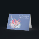 Cartão Dragão Mãe em Direito Aniversário<br><div class="desc">Dragão respirador de incêndio fotografado num cartão azul com letras brancas. Personalize facilmente o texto do modelo. A mensagem diz "Para uma maravilhosa sogra" e dentro diz "Parabéns". Se a tua Mãe em Direito tem excelente senso de humor - mande este cartão. (Se ela não fizer isso, melhor não enviar!)...</div>