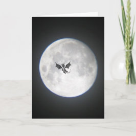 Cartão Dragão no luar