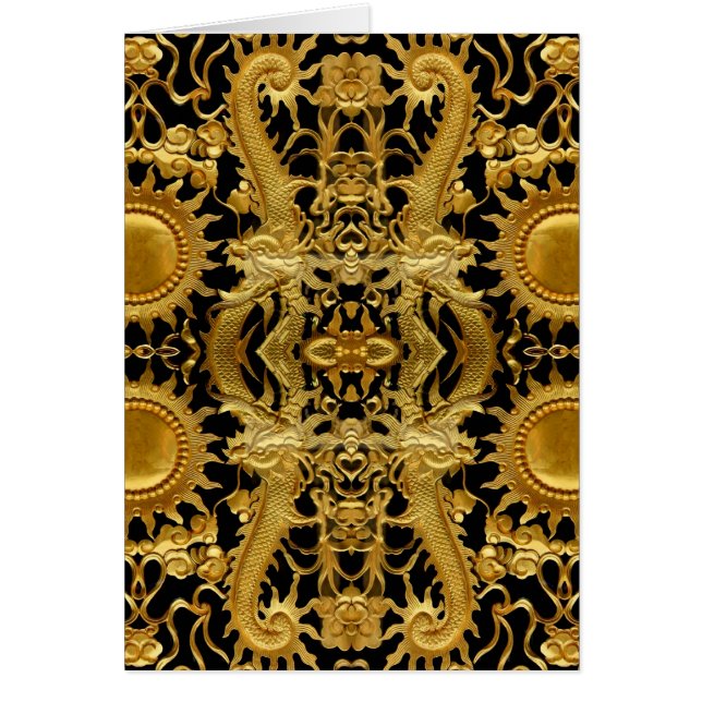 Cartão dragão ouro (Frente)