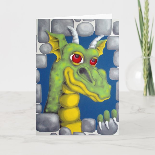 Cartão Dragão Verde (Frente)