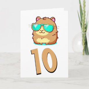 Cartão Dragão verde-bebê Chibi