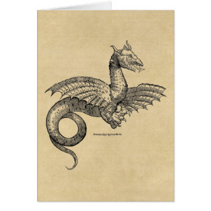 Cartão Dragão voado