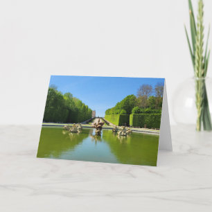 Cartão Dragon Fountain of Versailles Photo Saudtions Card