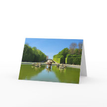 Dragon Fountain of Versailles Photo Saudtions Card