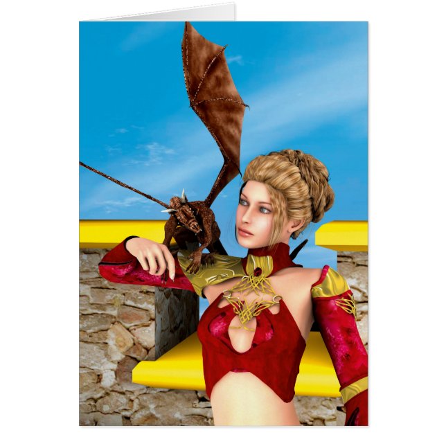 Cartão Dragon Lady (Frente)