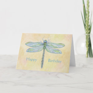 Cartão Dragonfly Birthday