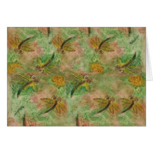 Cartão Dragonfly Cotton Candy