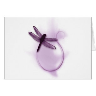 Cartão Dragonfly Roxo