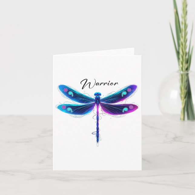 Cartão Dragonfly Sem Prevenção Contra o Suicídio (Frente)