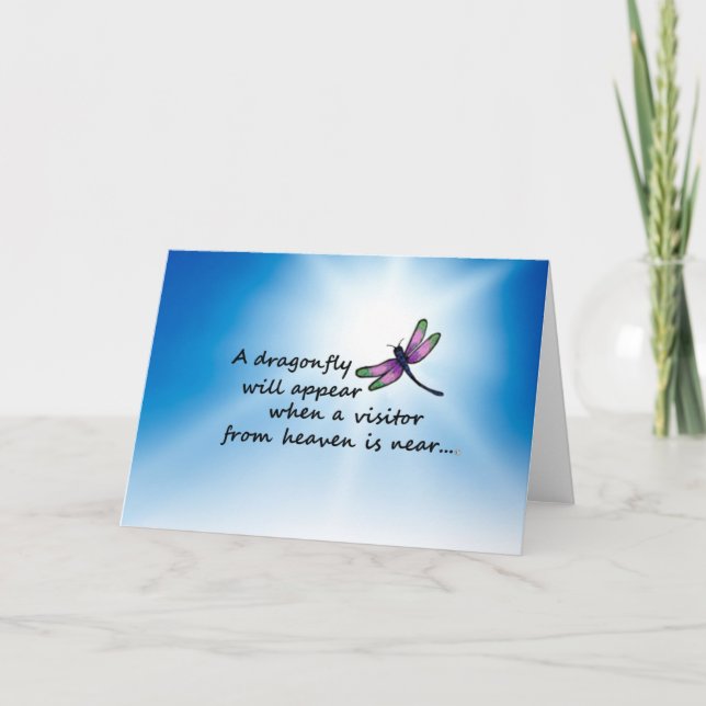 Cartão Dragonfly, Visitor do Céu (Frente)