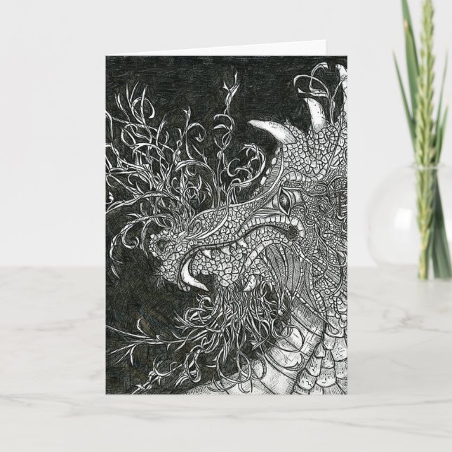 Cartão Dragonheart:  O dragão sábio (Frente)