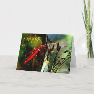 Cartão Dragonly lavender collage