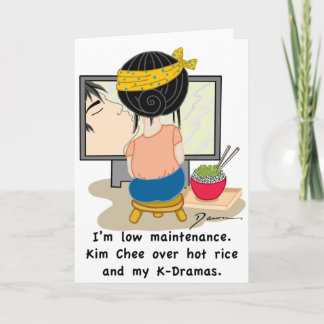 Cartão Drama coreano Queen™ marcado Cartão-Baixa