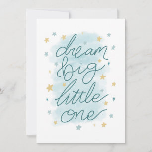 Cartão Dream Big Little One Pastel Stars