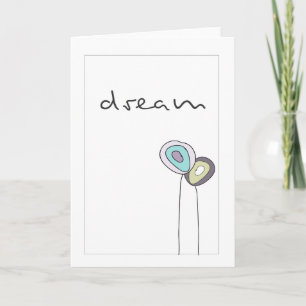 Cartão dream greeting card