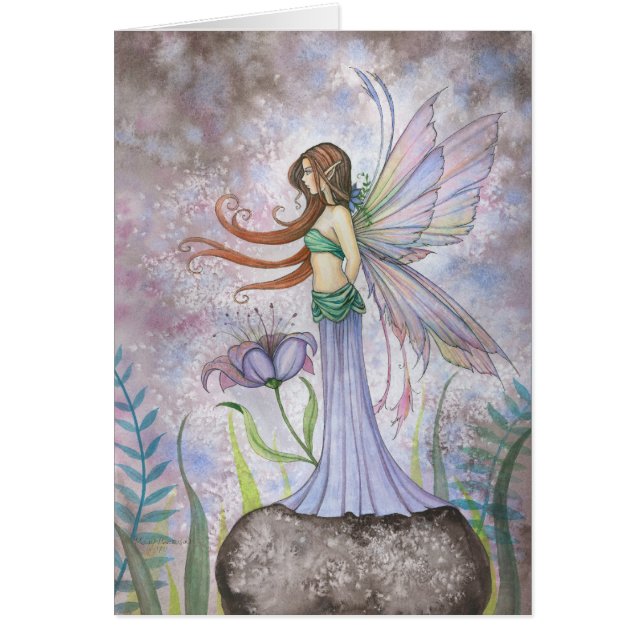 Cartão Dream Lily Fairy Card de Molly Harrison (Frente)