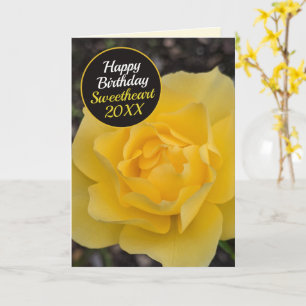 Cartão Dreamellow Rose Happy Birthday Card