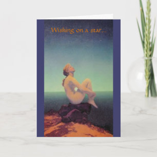 Cartão "...dreaming of you" Maxfield Parrish card