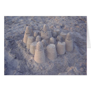 Cartão dreamy sandcastle
