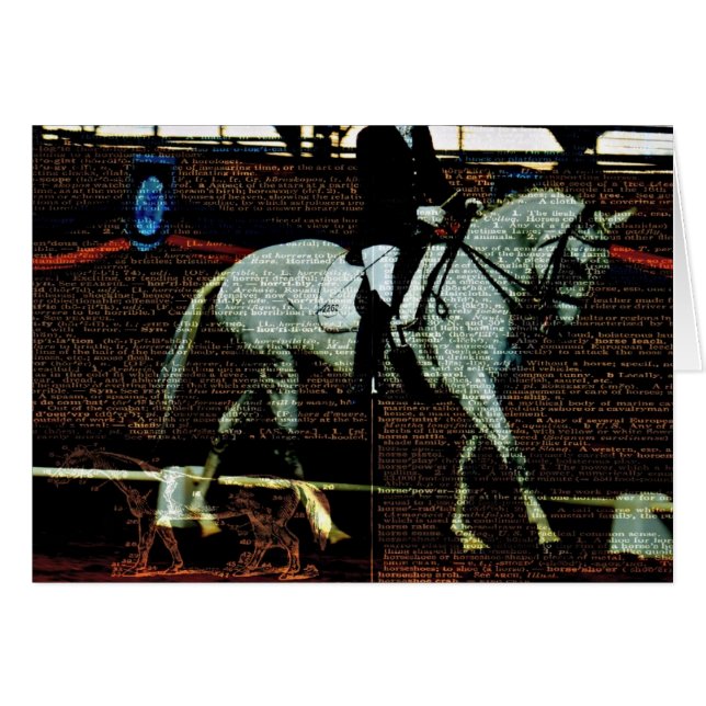 Cartão Dressage Art (Frente Horizontal)