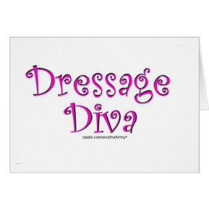 Cartão Dressage Diva