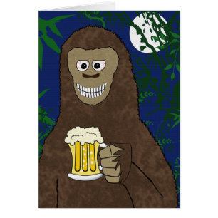 Cartão Drinkin Bigfoot