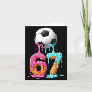 Cartão Drip de Futebol Número 67 Jogador de Futebol Mascu