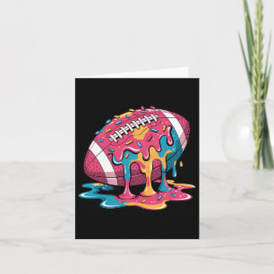 Cartão Dripe De Futebol Para Lineman Wr Sorvete Rb Sprin