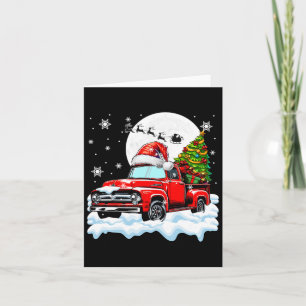 Cartão Driver de Árvore de Natal do Carregando de Caminhã