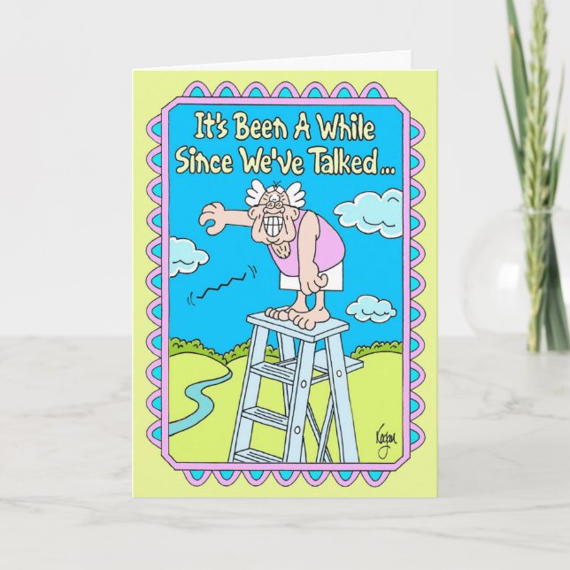 Cartão DROGA UMA CAIXA DE Aniversário DE LINHA (Frente)