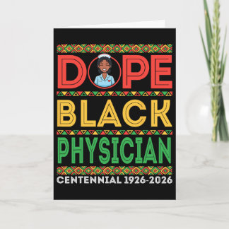 Cartão Drug Black Physician Centennial 1926 2026 Black Hi