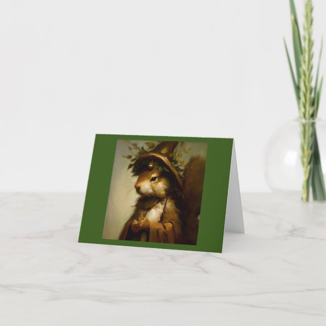 Cartão Druida de Esquilo (Frente)