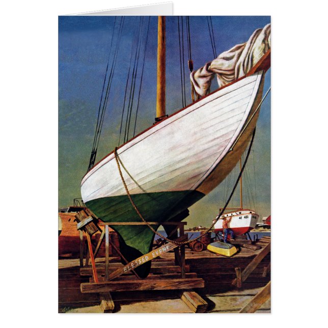 Cartão Dry Dock de John Atherton (Frente)