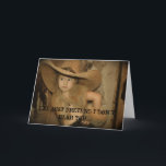 Cartão DSC_0058, eu apenas fingir-me-ei não o ouço…<br><div class="desc">cartão de aniversário para o amigo das mulheres</div>